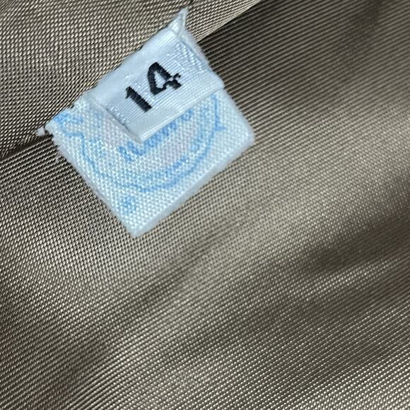 Vintage Jules Tournier Coat Jacket Womens 14 Brown Mohair Made In France 70s - Picture 6 of 16